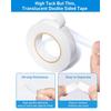Двусторонний скотч Ультратонкий Белый Сильный Клейкий Скотч Наклейки Супер Клейкая Лента Полоски для Дома Офисные Принадлежности