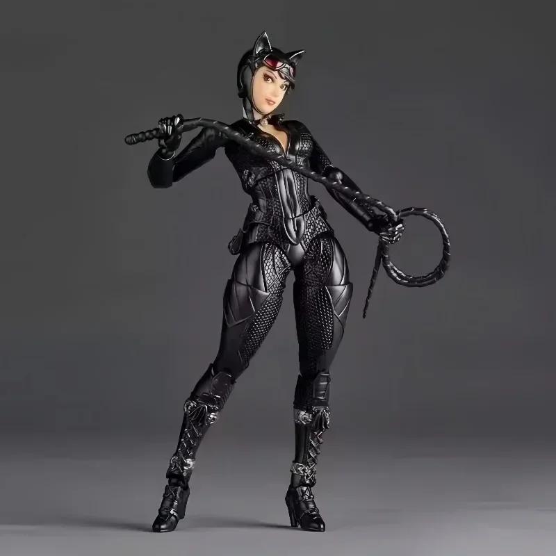 Amazing Yamaguchi Фигурки Селины Кайл Revoltech Женщина-кошка Подвижная Фигурка Действия Подвижные Игрушки Коллекционная Кукла 15 см Модель Подарки