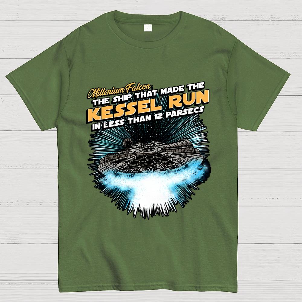 12 Parsecs Cotton Summer Casual Cool Loose T-Shirt