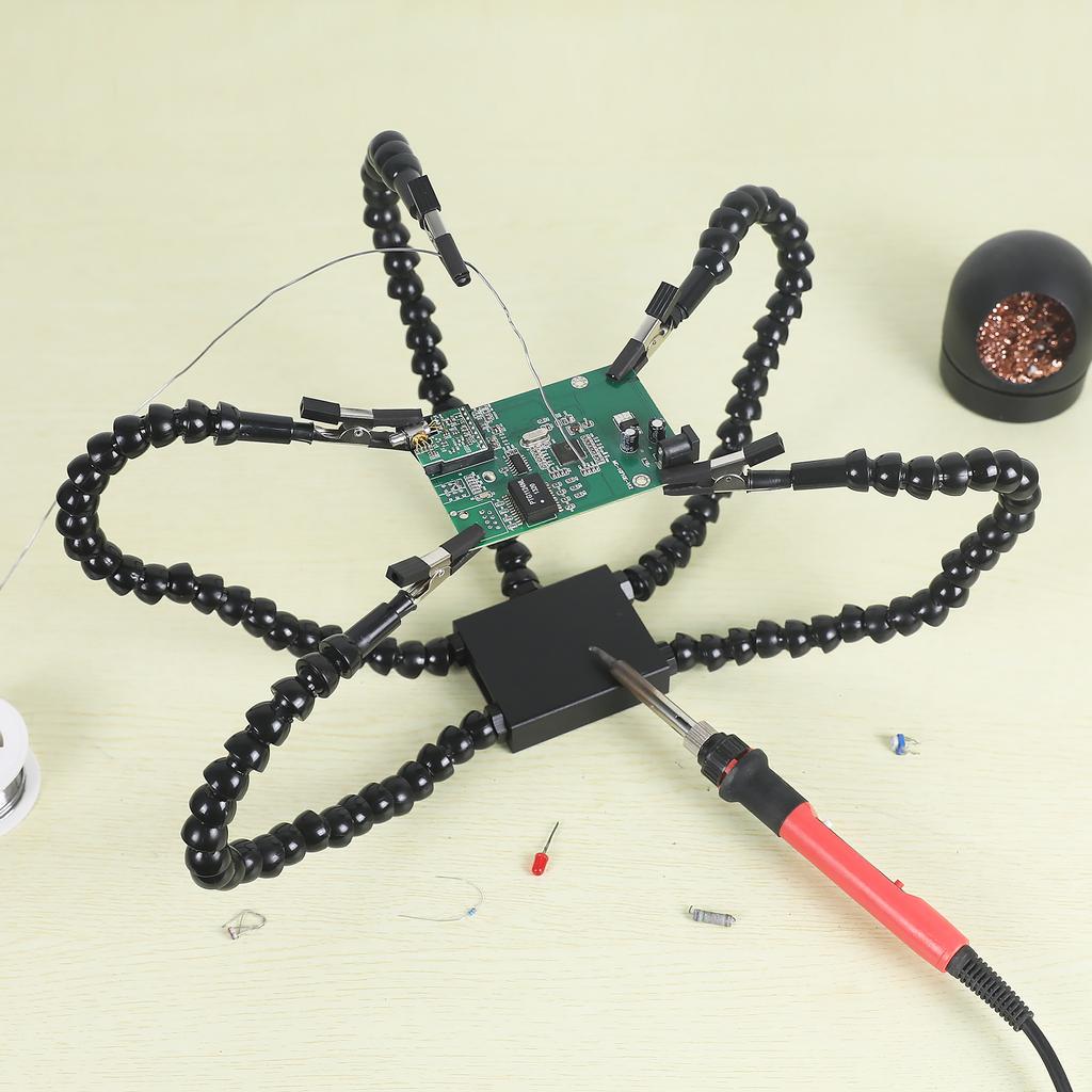 NEWACALOX Гибкие руки Пайка Помощник Руки Ремонт Пайка Автомобиль Электроника Ювелирные изделия Живопись Искусство Ремесло DIY Крепеж