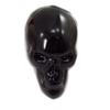 [R7757] - Resin Figurine 'Skull' Black - 30x55x40 Mm