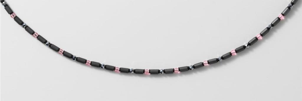 ON4 Certified Medical Device Magnetic Sport ON4 Clear Shell 60cm Necklace, Type, TYPE-C, Pink,