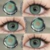 Eyeshare Gray Color Contact Lenses for Eyes Brown Eye Korean Colored Lenses Beautiful Pupil Eye Makeup Colorful Pink Lens 2pcs