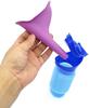 Field Emergency New Design Women Urinal Outdoor Travel Camping Portable Female Urinal Soft Silicone Urination Device Stand 750ml