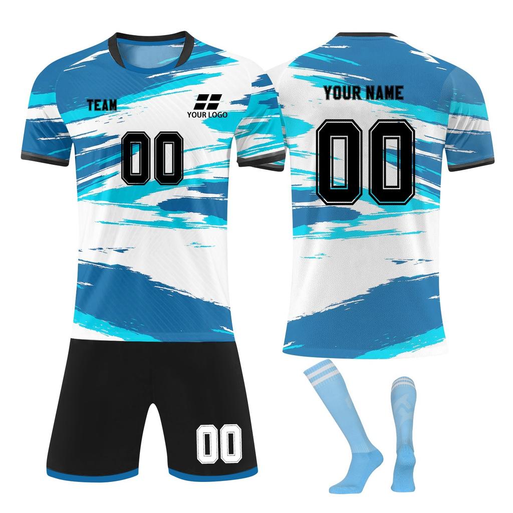 Комплект персонализированных рубашек для мужчин и девочек с именем и номером, футбольные майки на заказ для мальчиков, тренировочный костюм