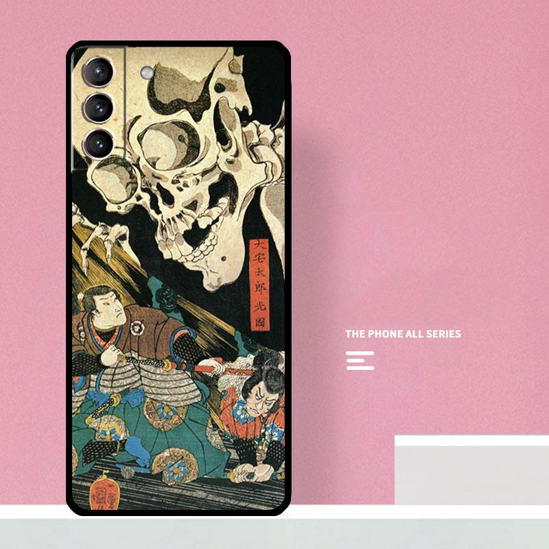 Японское искусство Самураев Чехол для телефона Для Samsung Galaxy S24 S26 Ultra S20 S21 S22 S23 S25 Plus S10 S25 FE Чехол Coque