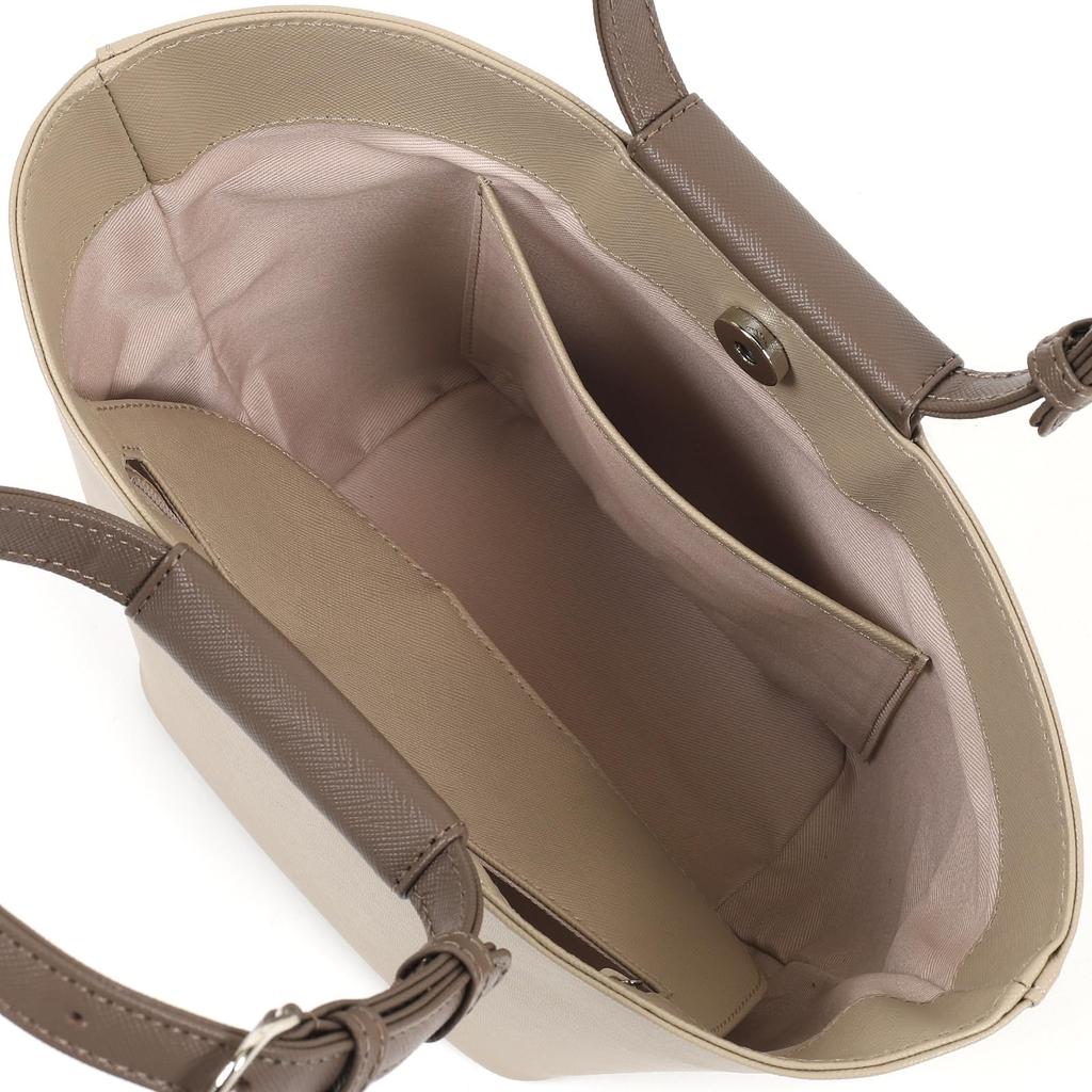 Сумка с ремешком, песочная 52641 [Kitamura] Y-1406, женская, бежевая/какао