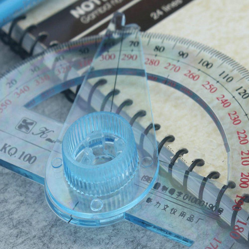 School Supplies Swing Arm 360 Degrees Protractor Goniometer Measuring Tools Pointer Angle Ruler