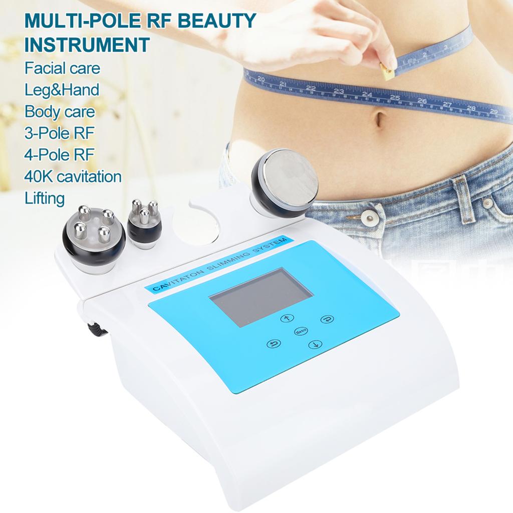 3 в 1 Ультразвуковая кавитационная машина для похудения тела RF-лифтинг кожи Beauty InstrumentUK Plug 110-240V