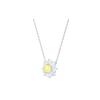 Swarovski Idyllia Sunshine Sunflower Yellow Rhodium Plated Necklace Women necklace 5459588