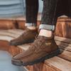 Spring/Autumn Men's Lace-up Large Size Retro Casual Shoes Casual Shoes Autumn/winter Plus Velvet Warm Handmade Ankle Boots