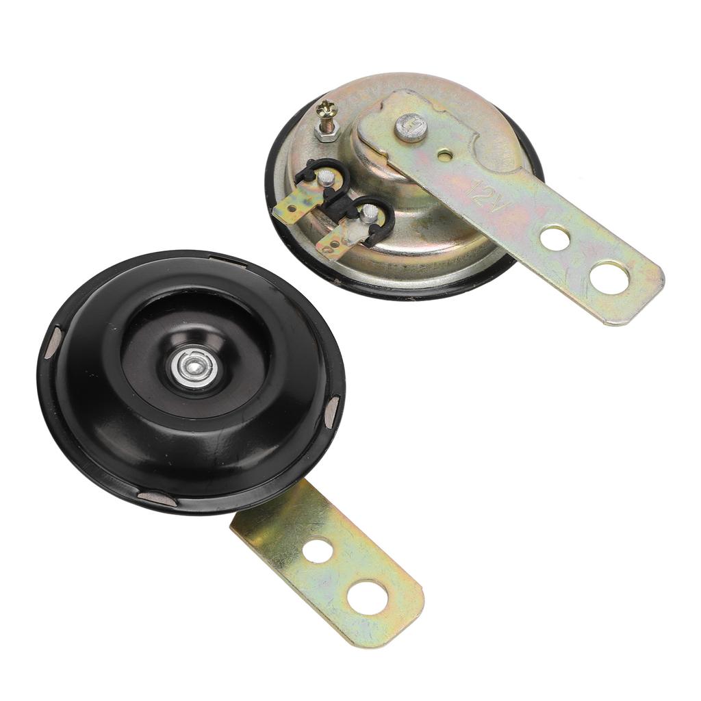 Waterproof Motorcycle Horns 12V 1.5A 105db Round Car Loud Speaker for Motorcycle Car UTV ATV Boat