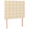 Maison Exclusive - Tête de lit Crème 100x5x118/128 cm Tissu