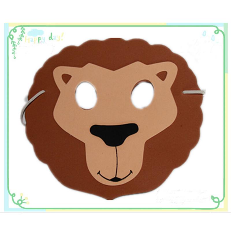 10 забавных детских масок с животными из ЭВА, детское платье на день рождения, лесная ферма, реквизит