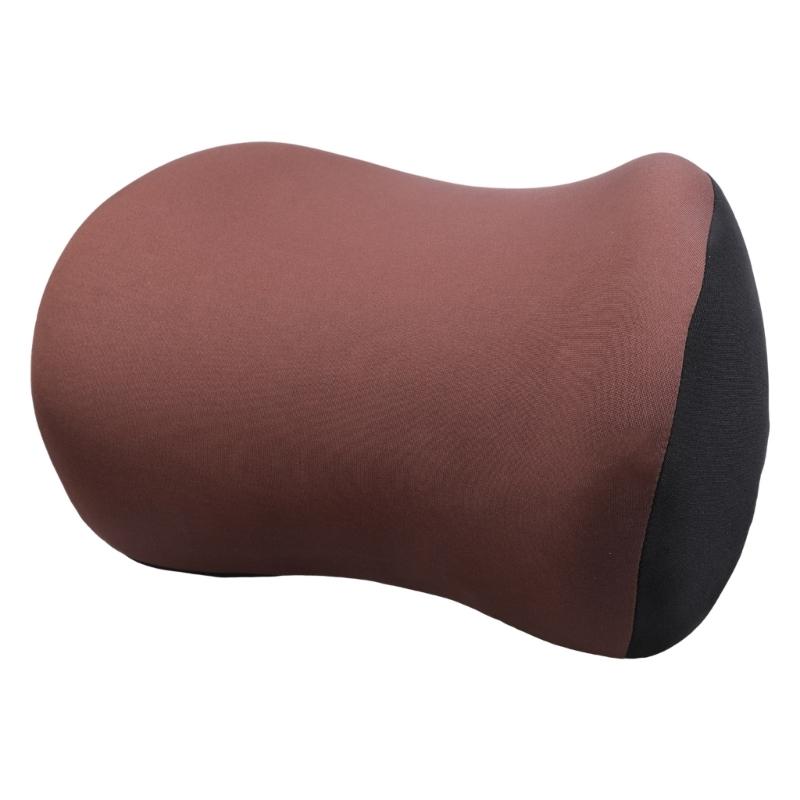 652F Car Lumbar Support Pillow Auto Neck Pillow Waist Support Removable Washable Backrest Headrest Universal Vehicle Cushion