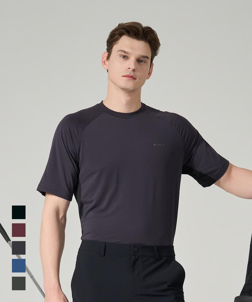 MILLET GOLF Эластичная сетчатая футболка с коротким рукавом Мужской набор из 5 предметов