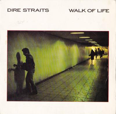 7-дюймовая пластинка DIRE STRAITS - Walk Of Life DSTR12 Vertigo 1985 UK Рок Б/У