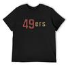Футболка 49ers дизайнерские футболки Футболка с коротким рукавом винтажные футболки футболки для мужчин хлопок