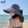 Летняя солнцезащитная шляпа от солнца модная универсальная с полями-шалью шляпа-ведро с бантом для активного отдыха, велоспорта, альпинизма