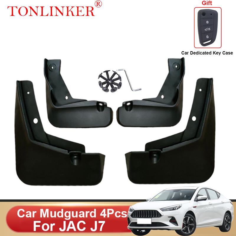 TONLINKER Car Mudguard For JAC J7 2022 2023 Front Rear Mud Flaps Mudguards Splash Guards Fender Mudflaps