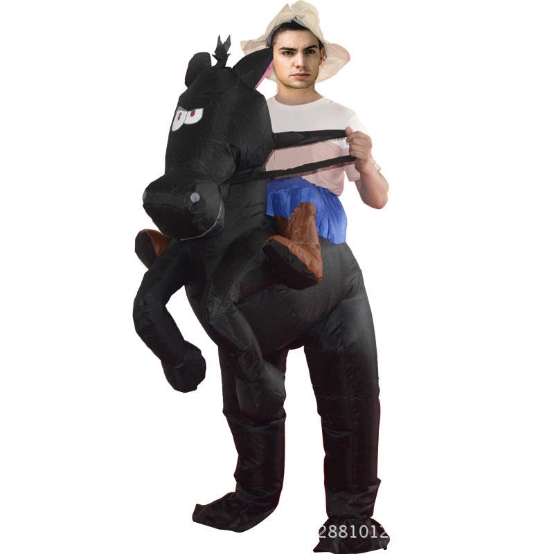 Костюм талисмана-мультяшки для ежегодной встречи: Надувной костюм Лошади, Лягушки, Динозавра для выступлений