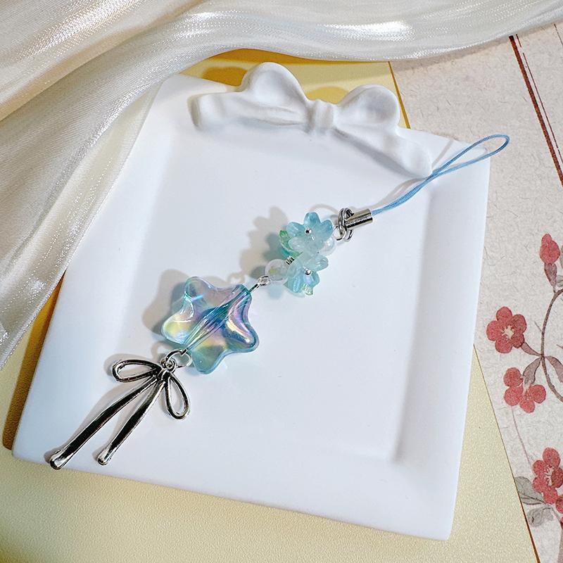 Сакура Звезда Желание Девушка Сердце Цветная Пятиконечная Звезда Мобильный Телефон Ремешок Милый Guben Ccd Подвеска