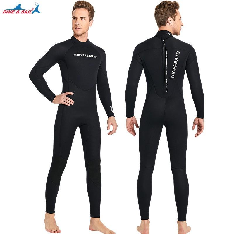 3mm Fullsuit Wetsuit Diving Surfing Snorkeling Cold Water Swimming Men Women Thermal Neoprene Dive Suit
