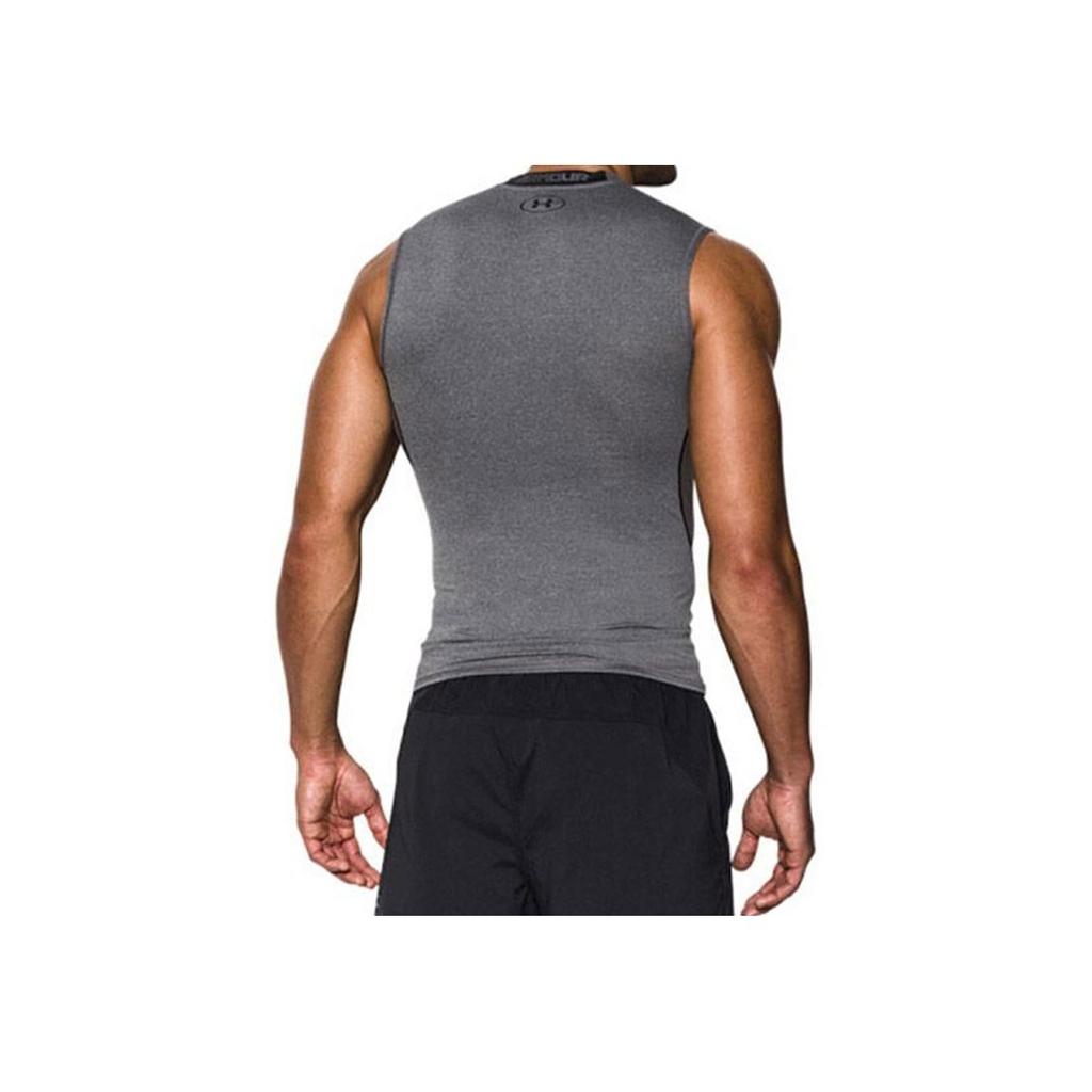 Under Armour Casual Sports Breathable Sleeveless Workout Top Men Tops Dark-Gray 1257469-090