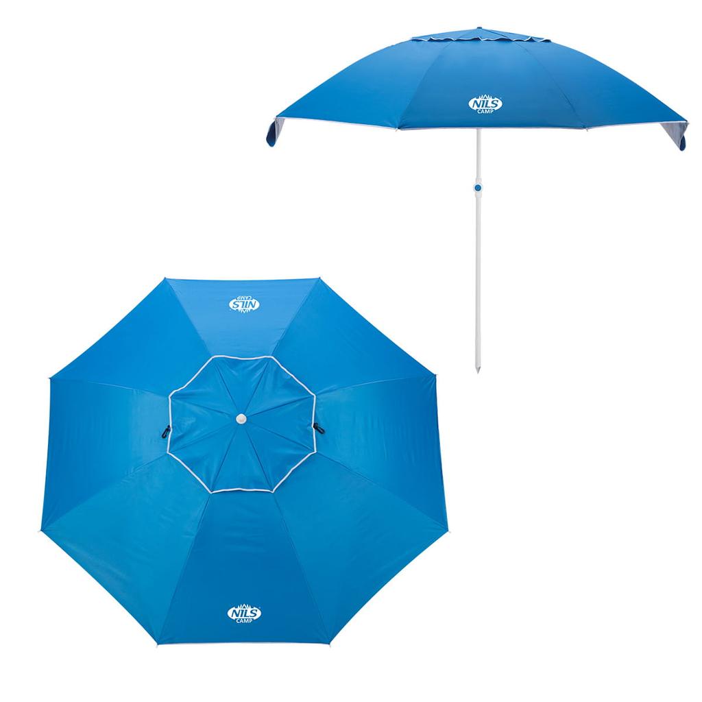 Nc7822 Parasol Plażowy Xl 220 Cm Nils Camp