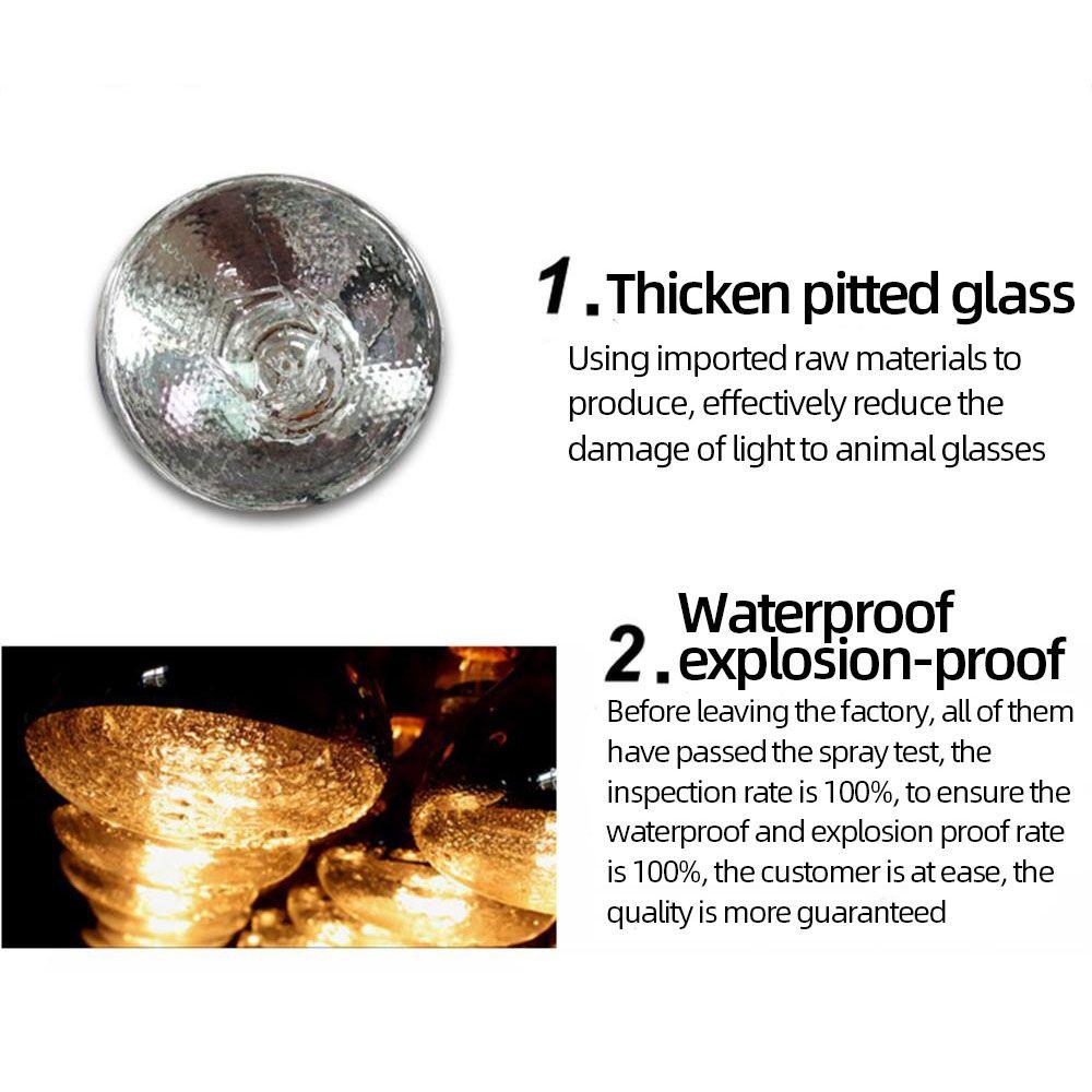 Hatch Chicken Reptile Habitat Lighting Heating Lamp Bulb Pet Brooder Lamp Breeding Bulb