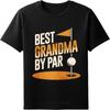 Breathable Tee Solid Color Unisex short sleeve tshirt Cotton Best Grandma By Par Golf Design Classic Unisex tees Classic Tshirt