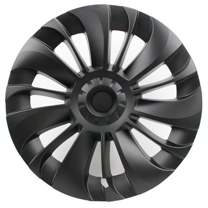 Колпачок ступицы колеса для Tesla Model Y Колпаки ступицы колеса 19 дюймов Полная защитная крышка Замена ModelY 2022 Аксессуары