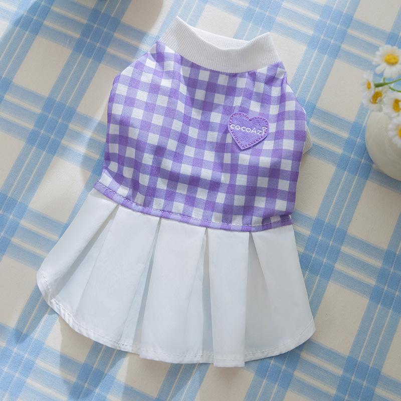 Летнее платье для собак маленьких пород, роскошная одежда для собак, чихуахуа, французский бульдог, бишон, костюм для собак, одежда для щенков, жилет для собак, юбка для домашних животных