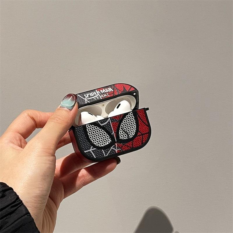 Spider-man for AirPods pro1 apple bluetooth wireless headset cover 1/1/1 generation leather protective case men