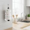 Adhesive Wall Mount Paper Towel Holder Punch-Free Roll Paper Dispenser  Bathroom