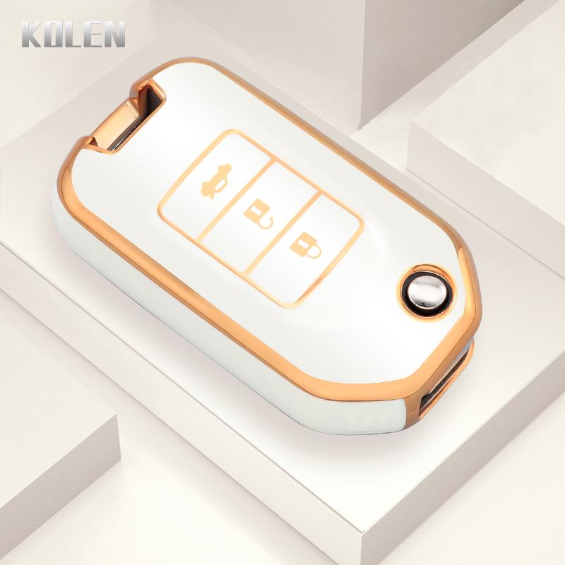 Fashion TPU Car Remote Key Case Cover Shell Fob For Honda Civic CRV CR-V HR-V Crider XR-V City Jade Odyssey Protector Holder Bag NE4