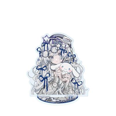 Кей Мочизуки x Персонажи Sanrio 04 Подставка акриловая Cinnamoroll [Коллаборационная иллюстрация]