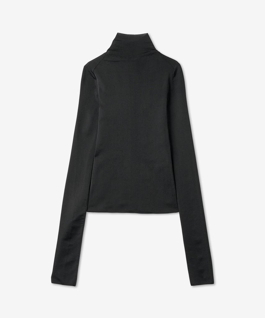 The Row Venas Turtleneck T-Shirt - Black / 6759Y285Blk
