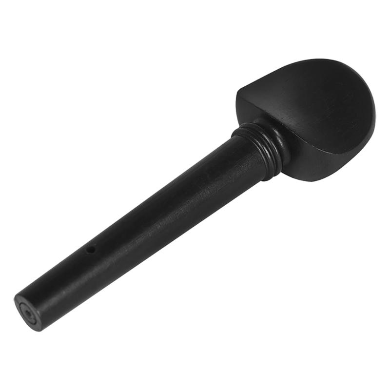 4Pcs Ebony Wood Viola Tuning Peg Tuner Viola Pegs Viola Shaft Handle Musical Intruments Parts & Accessories Enduring