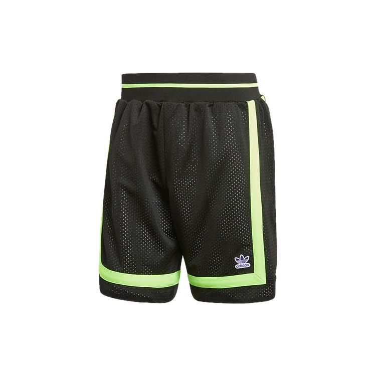 Adidas Originals Trefoil X Sankuanz Reversible Mesh Mid-Waist Sports Shorts Men Bottoms Black FS8921