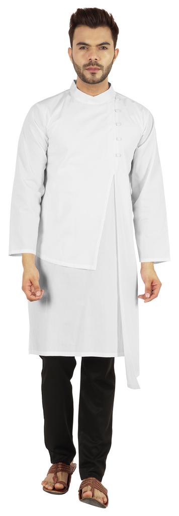 Atasi Индийский дизайнерский Курта для мужской вечерней одежды Однотонный цвет Этнический Длинный