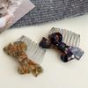 Barrettes Bowknot Hairpin Women Hair Comb Korean Barrettes Acetic Acid Hair Clips Girl Bangs Clip