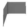 Retractable Side Awning, 79''x 236'' Outdoor Privacy Screen, 180g Polyester Water-proof Retractable Patio Screen, UV 30+ Room Divider Wind Screen for
