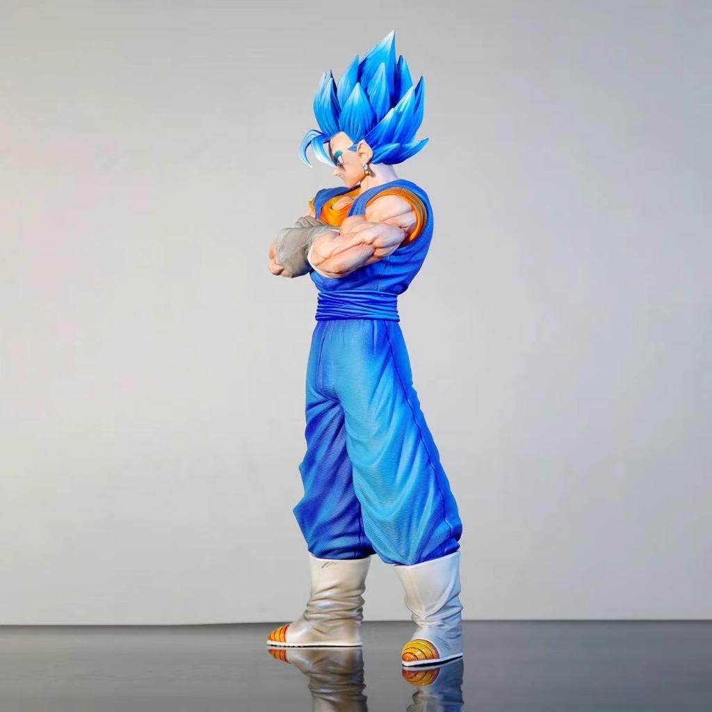 Anime Drogan Boll Vegetto Figure Super Saiyan Vegetto Blue Action Figures 30cm Pvc Statue Collection Model Toys Gifts