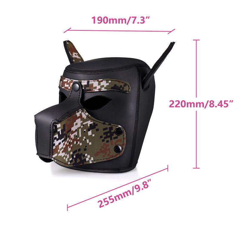 Женская карнавальная маска на Хэллоуин, сексуальная маска для взрослых, косплей, ролевая игра, маска на всю голову для собаки, мягкая латексная резиновая маска для щенка для лица