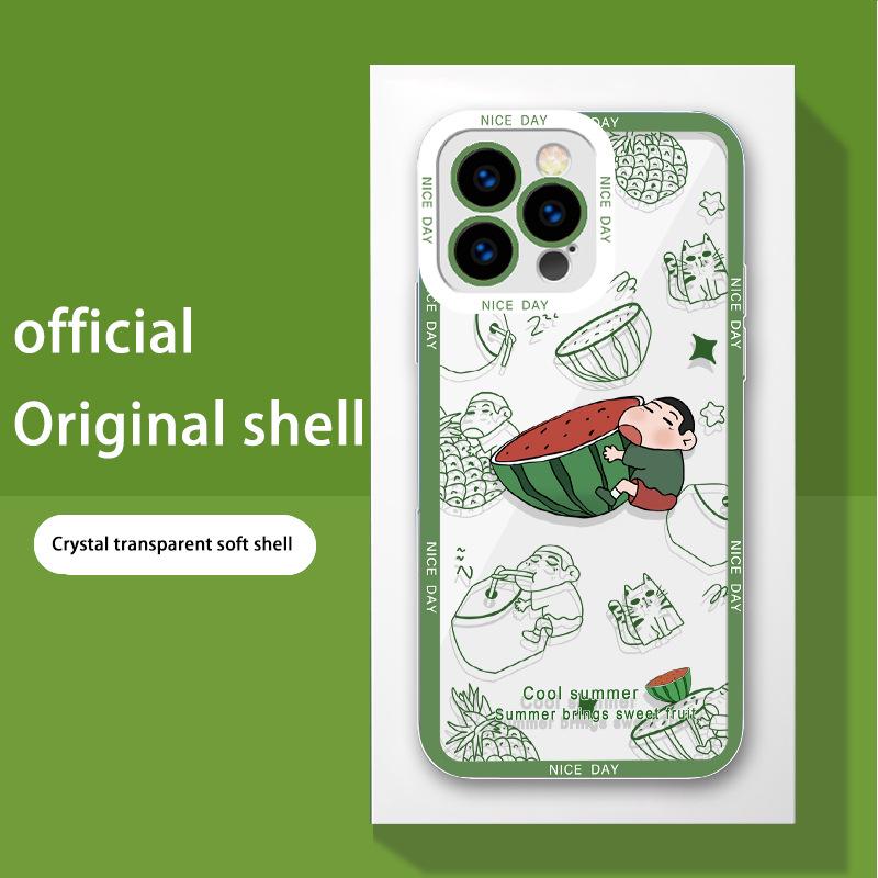 Совместим с iPhone 11 Pro, Xiaomi 6 Plus, арбузным 8/7, кокосово-зеленым 11, для мальчиков 15, прозрачным 14 Макс.