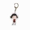 Брелок для ключей из аниме Kakegurui - Юмеко Жабами & Луна Юмецуки Акриловый брелок