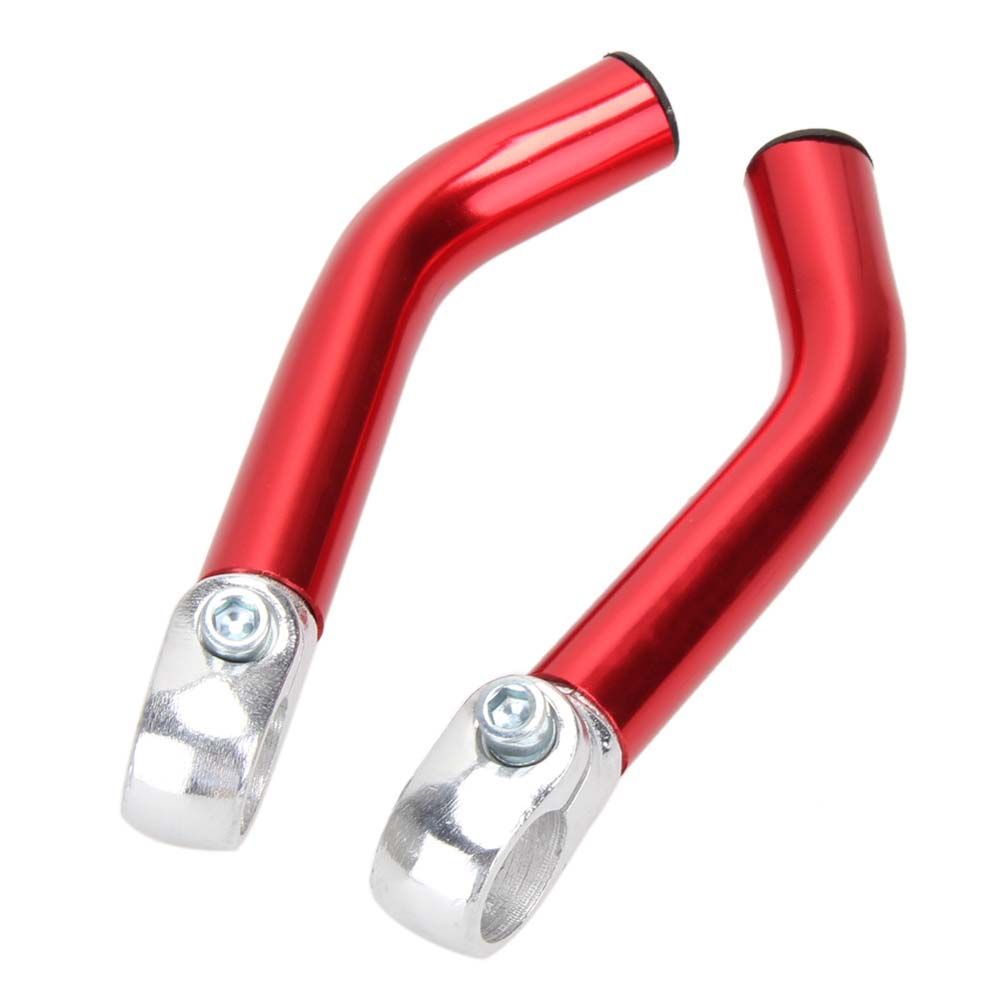 Zinc Zinc Alloy Horn Bent Mountain Bike Bicycle Grips Cycling Accessories Bicycle Rest Handlebar Ends