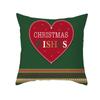Дом Продукты Рождественская наволочка Мультяшный принт с буквами Наволочка из персиковой кожи