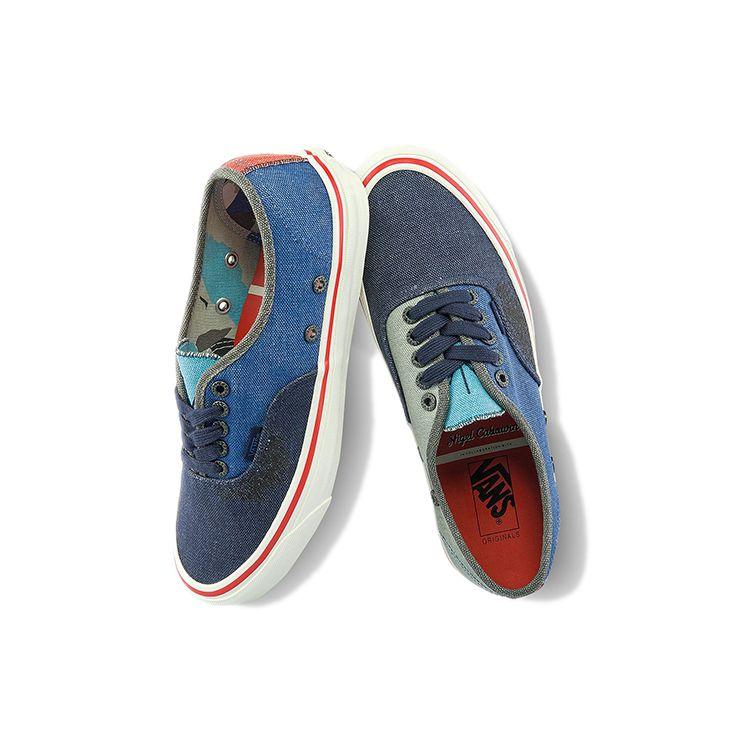 Vans Кроссовки унисекс Nigel Cabourn x OG Authentic LX Crazy Navy Mix, разноцветные VN0A4BV99RD